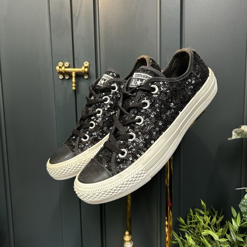 Converse sequin low trainers - sequin,