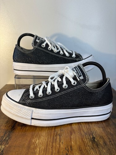 Converse black glitter - black,